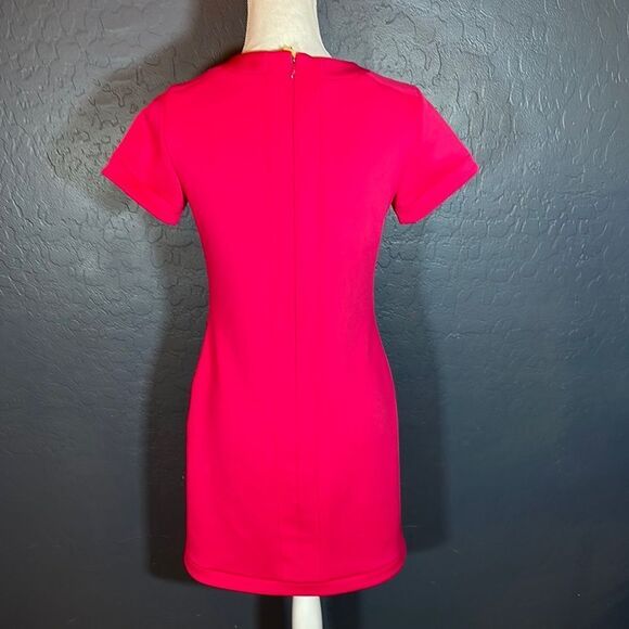 Shoshanna Pink Asymmetrical Mini Dress - Picture 5 of 7